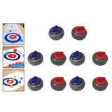 Maxbell Mini Shuffleboard Pucks Board Game Rolling Balls for Kids Adults Home Family 10Pcs 2.5x1.56cm