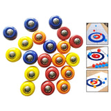 Maxbell Mini Shuffleboard Pucks Board Game Rolling Balls for Kids Adults Home Family 20Pcs 2x1.56cm