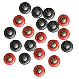 Maxbell Mini Shuffleboard Pucks Board Game Rolling Balls for Kids Adults Home Family 20Pcs 2x1.56cm