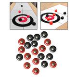 Maxbell Mini Shuffleboard Pucks Board Game Rolling Balls for Kids Adults Home Family 20Pcs 2x1.56cm