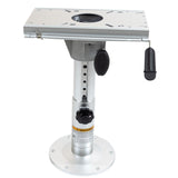Maxbell Boat Seat Base Heavy Duty Adjustable Aluminum Alloy Boat Seat Pedestal Mount
