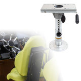 Maxbell Boat Seat Base Heavy Duty Adjustable Aluminum Alloy Boat Seat Pedestal Mount