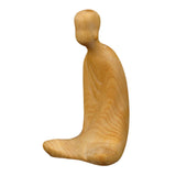 Maxbell Wooden Carving Statue Tea Ceremony Boxwood Art Decoration for Car Desk Decor