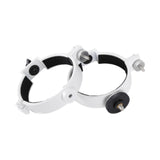 Maxbell 2x Telescope Tube Mounting Rings Sturdy White Easy to Install Metal for 80DX