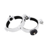 Maxbell 2x Telescope Tube Mounting Rings Sturdy White Easy to Install Metal for 80DX