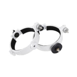Maxbell 2x Telescope Tube Mounting Rings Sturdy White Easy to Install Metal for 80DX