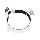 Maxbell 2x Telescope Tube Mounting Rings Sturdy White Easy to Install Metal for 80DX