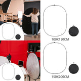 Maxbell Foldable Light Diffuser Accessory TV Production Portrait Soft White Diffuser 100x150cm