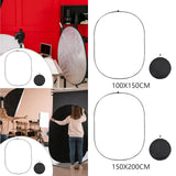 Maxbell Foldable Light Diffuser Accessory TV Production Portrait Soft White Diffuser 100x150cm