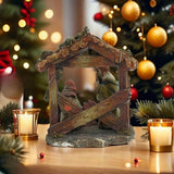 Maxbell Christmas Nativity Scene Figurine Birth of Jesus for Tabletop Home Xmas Gift