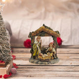 Maxbell Christmas Nativity Scene Figurine Birth of Jesus for Tabletop Home Xmas Gift