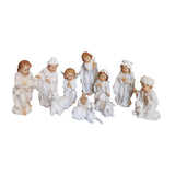 Maxbell 11x Christmas Nativity Scene Figurine Set Crafts for Home Xmas Gift Tabletop