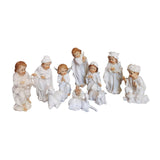 Maxbell 11x Christmas Nativity Scene Figurine Set Crafts for Home Xmas Gift Tabletop