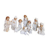 Maxbell 11x Christmas Nativity Scene Figurine Set Crafts for Home Xmas Gift Tabletop