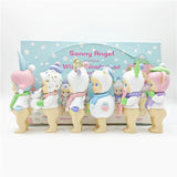 Maxbell 6 Pieces Cartoon Angel Figure Party Supplies Trendy Toys for Boys Girls