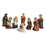 Maxbell 11x Nativity Figures Statue Set Crafts Birth of Jesus for Party Home Holiday