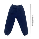Maxbell 1/6 Scale Sweat Pants Action Figure Pants for 12in Dress up Soldiers Figures Dark Blue