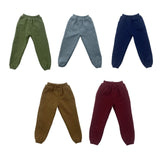 Maxbell 1/6 Scale Sweat Pants Action Figure Pants for 12in Dress up Soldiers Figures Dark Blue