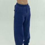 Maxbell 1/6 Scale Sweat Pants Action Figure Pants for 12in Dress up Soldiers Figures Dark Blue