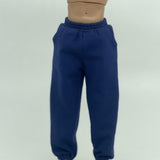 Maxbell 1/6 Scale Sweat Pants Action Figure Pants for 12in Dress up Soldiers Figures Dark Blue