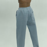 Maxbell 1/6 Scale Sweat Pants Action Figure Pants for 12in Dress up Soldiers Figures Light Blue