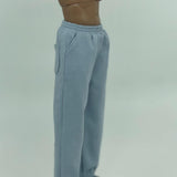 Maxbell 1/6 Scale Sweat Pants Action Figure Pants for 12in Dress up Soldiers Figures Light Blue