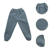Maxbell 1/6 Scale Sweat Pants Action Figure Pants for 12in Dress up Soldiers Figures Light Blue