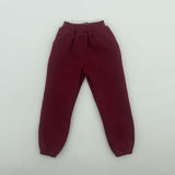 Maxbell 1/6 Scale Sweat Pants Action Figure Pants for 12in Dress up Soldiers Figures Dark Red