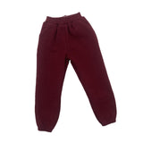 Maxbell 1/6 Scale Sweat Pants Action Figure Pants for 12in Dress up Soldiers Figures Dark Red