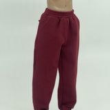 Maxbell 1/6 Scale Sweat Pants Action Figure Pants for 12in Dress up Soldiers Figures Dark Red