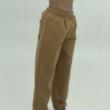 Maxbell 1/6 Scale Sweat Pants Action Figure Pants for 12in Dress up Soldiers Figures Brown