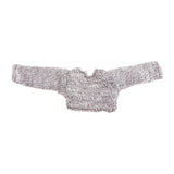 Maxbell 1/12 Scale Female Figure Doll Sweater Fashion Mini for 6 inch Action Figures Gray