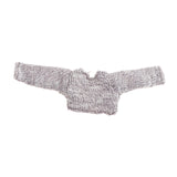 Maxbell 1/12 Scale Female Figure Doll Sweater Fashion Mini for 6 inch Action Figures Gray