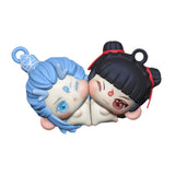 Maxbell 2x Nezha and AO Bing Character Keychain Creative for Children Women Men Kids