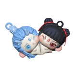 Maxbell 2x Nezha and AO Bing Character Keychain Creative for Children Women Men Kids