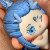 Maxbell 2x Nezha and AO Bing Character Keychain Creative for Children Women Men Kids