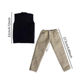 Maxbell 1/6 Scale Male Clothes Suit Stylish Doll Clothing for 12" Male Action Figure Vest Pants