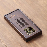 Maxbell Chinese Tea Tray with Water Storage Box Tea Tray for Tea Room Household Home S