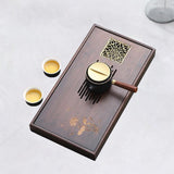 Maxbell Chinese Tea Tray with Water Storage Box Tea Tray for Tea Room Household Home S