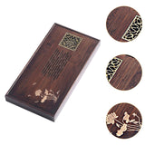 Maxbell Chinese Tea Tray with Water Storage Box Tea Tray for Tea Room Household Home M