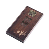 Maxbell Chinese Tea Tray with Water Storage Box Tea Tray for Tea Room Household Home L