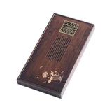 Maxbell Chinese Tea Tray with Water Storage Box Tea Tray for Tea Room Household Home L