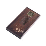 Maxbell Chinese Tea Tray with Water Storage Box Tea Tray for Tea Room Household Home L