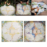 Maxbell Altar Card Cloth Cloth for Daily Household Card Enthusiasts yellow
