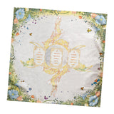 Maxbell Altar Card Cloth Cloth for Daily Household Card Enthusiasts yellow