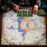 Maxbell Altar Card Cloth Cloth for Daily Household Card Enthusiasts colorful