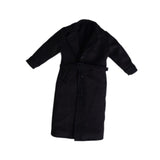 Maxbell 1/12 Scale Action Figures Long Windbreaker Doll Decor Fashion Figure Costume Black