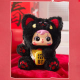 Maxbell Plush Lucky Cat Doll Toy Decorative Cute Stuffed Figure Doll for Kids Adults 1 piece