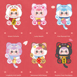 Maxbell Plush Lucky Cat Doll Toy Decorative Cute Stuffed Figure Doll for Kids Adults 1 piece