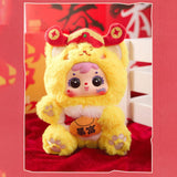 Maxbell Plush Lucky Cat Doll Toy Decorative Cute Stuffed Figure Doll for Kids Adults 1 piece